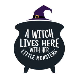 a-witch-lives-here-with-her-little-monsters-halloween-free-svg-file-SvgHeart.Com