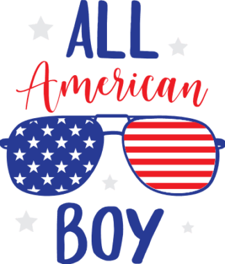 all-american-boy-usa-flag-sunglasses-4th-of-july-free-svg-file-SvgHeart.Com