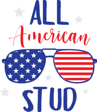all-american-stud-usa-flag-sunglasses-4th-of-july-free-svg-file-SvgHeart.Com