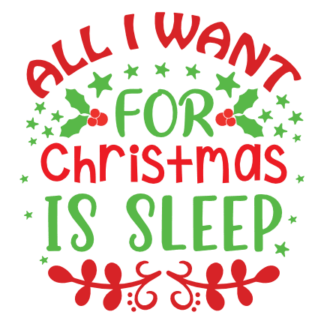 all-i-want-for-christmas-is-sleep-rest-free-svg-file-SvgHeart.Com