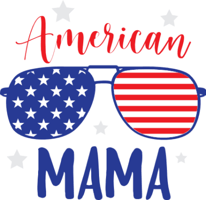 american-mama-usa-flag-sunglasses-4th-of-july-free-svg-file-SvgHeart.Com