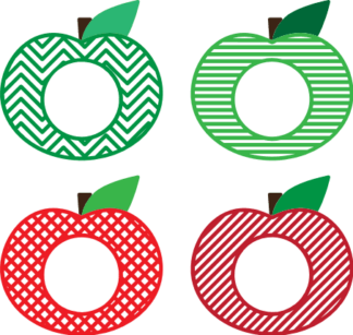 apple-monogram-frame-bundle-fruit-decorative-free-svg-file-SvgHeart.Com