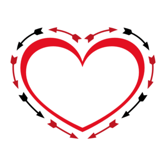 arrow-heart-valentines-day-free-svg-file-SvgHeart.Com