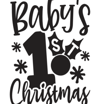 babys-1st-christmas-free-svg-file-SvgHeart.Com