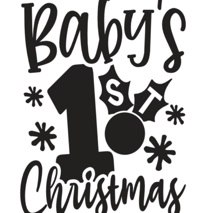 babys-1st-christmas-free-svg-file-SvgHeart.Com
