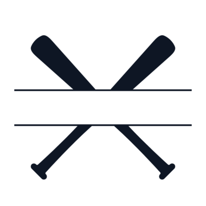 baseball-bat-split-text-frame-sport-free-svg-file-SvgHeart.Com