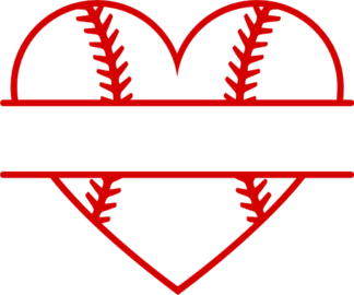 baseball-heart-shape-split-text-frame-sport-free-svg-file-SvgHeart.Com