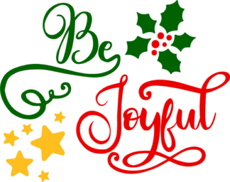 be-joyful-christmas-free-svg-file-SvgHeart.Com