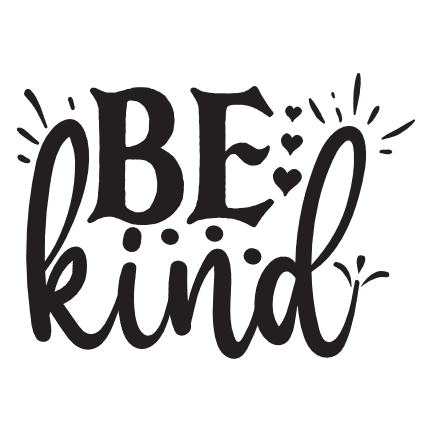 Be Kind, Kindness Saying Free Svg File - SVG Heart