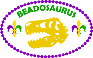 beadosaurus-fleur-carnival-dinosaurus-head-mardi-gras-free-svg-file-SvgHeart.Com