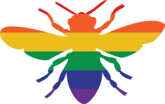 bee-insect-lgbt-pride-free-svg-file-SvgHeart.Com