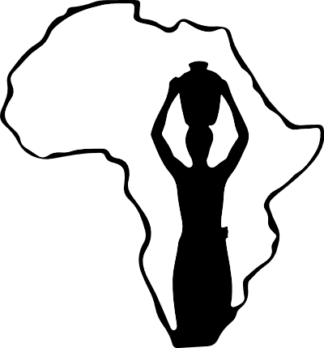 black-woman-holding-pot-africa-map-free-svg-file-SvgHeart.Com