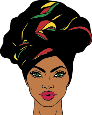black-woman-with-head-wrap-free-svg-file-SvgHeart.Com