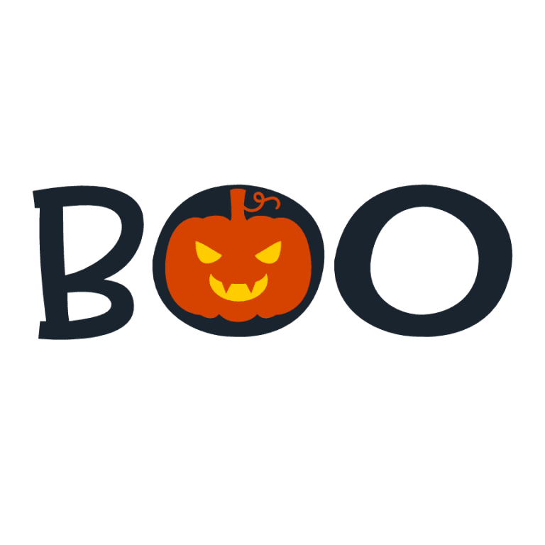 Boo Sign, Halloween Pumpkin Free Svg File - SVG Heart