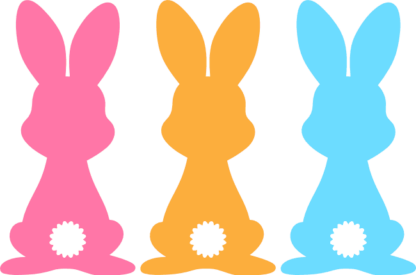 bunnies-from-the-back-easter-free-svg-file-SvgHeart.Com