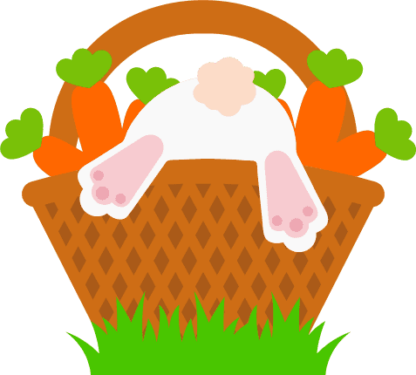 bunny-basket-with-carrots-easter-free-svg-file-SvgHeart.Com