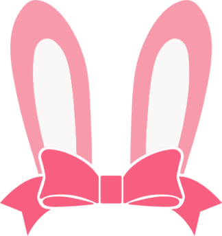 bunny-ears-with-bow-easter-free-svg-file-SvgHeart.Com
