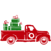 christmas-gift-box-truck-holiday-free-svg-file-SvgHeart.Com