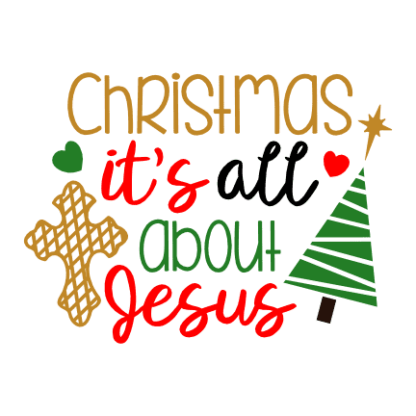 christmas-its-all-about-jesus-holiday-free-svg-file-SvgHeart.Com