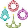 christmas-ornaments-monogram-frame-bauble-tree-free-svg-file-SvgHeart.Com