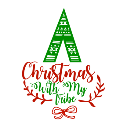 christmas-with-my-tribe-holiday-free-svg-file-SvgHeart.Com