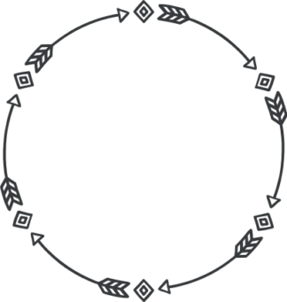 circle-arrows-monogram-frame-decorative-free-svg-file-SvgHeart.Com