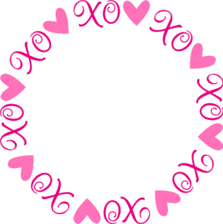 circle-heart-and-xoxo-frame-valentines-day-free-svg-file-SvgHeart.Com