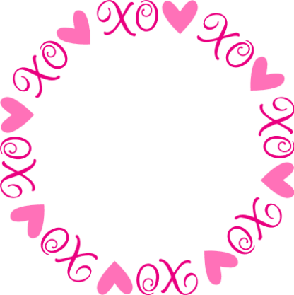 circle-heart-and-xoxo-frame-valentines-day-free-svg-file-SvgHeart.Com