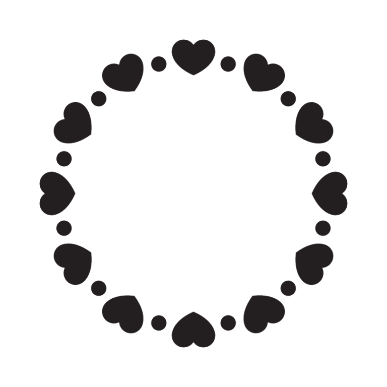 Circle Of Hearts Png Svg Heart Circle Clipart Heart E - vrogue.co