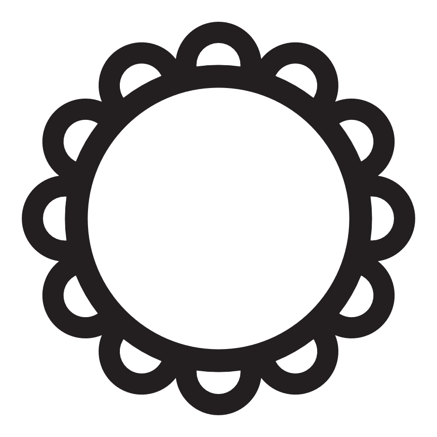 Circle Monogram frame, Decoration Free Svg File - SVG Heart