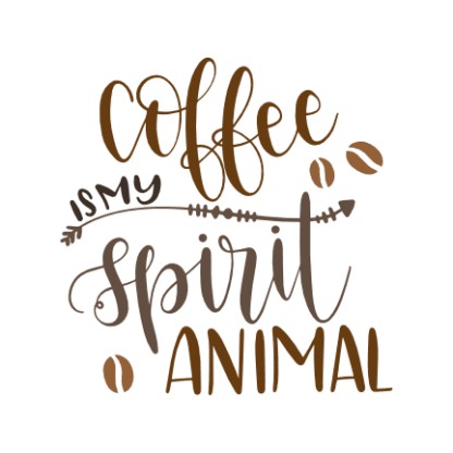 coffee-is-my-spirit-animal-funny-coffee-lover-free-svg-file-SvgHeart.Com