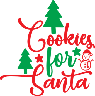 cookies-for-santa-snowman-tree-christmas-free-svg-file-SvgHeart.Com