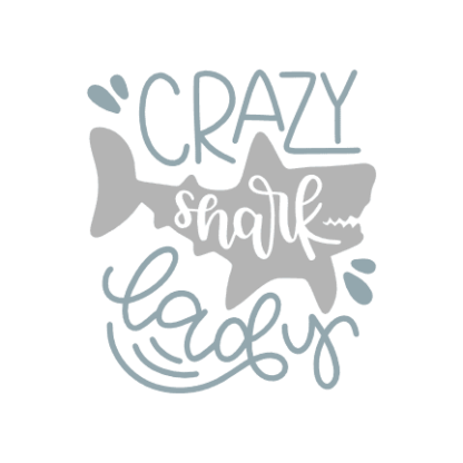 crazy-shark-lady-funny-shark-week-free-svg-file-SvgHeart.Com