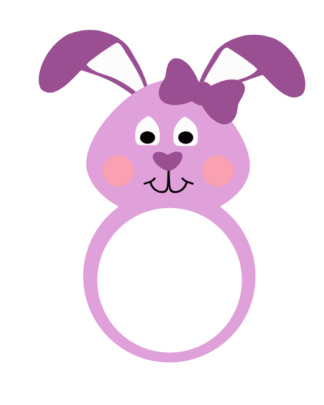 cute-bunny-monogram-frame-easter-free-svg-file-SvgHeart.Com