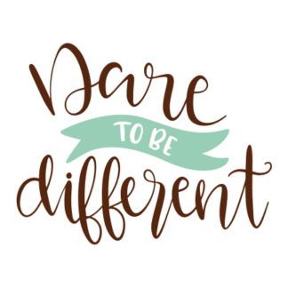 dare-to-be-different-motivational-free-svg-file-SvgHeart.Com