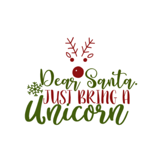 dear-santa-just-bring-a-unicorn-christmas-free-svg-file-SvgHeart.Com