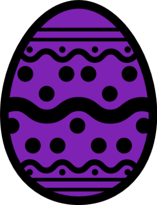 decorated-egg-with-dots-easter-free-svg-file-SvgHeart.Com