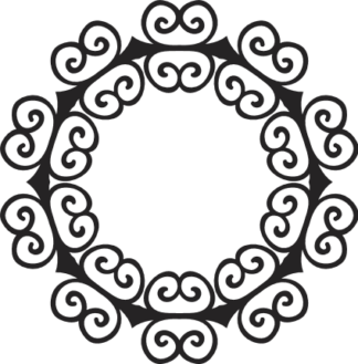 decorated-ornamental-circle-monogram-frame-free-svg-file-SvgHeart.Com