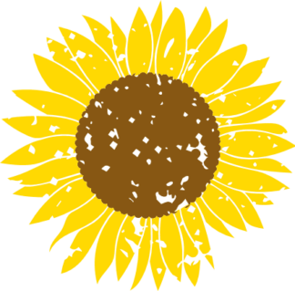 decorative-distressed-sunflower-summer-free-svg-file-SvgHeart.Com