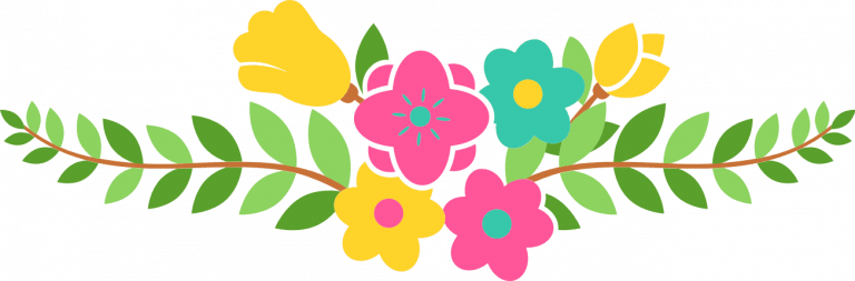 decorative flowers clipart free svg file - SVG Heart