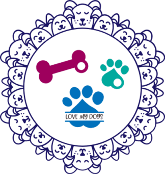 dog-circle-monogram-frame-love-my-dogs-paw-print-free-svg-file-SvgHeart.Com