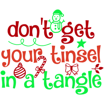 dont-get-your-tinsel-in-a-tangle-christmas-free-svg-file-SvgHeart.Com