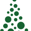 dotted-christmas-tree-with-star-decoration-free-svg-file-SvgHeart.Com