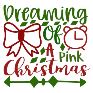 dreaming-of-a-pink-christmas-holiday-free-svg-file-SvgHeart.Com