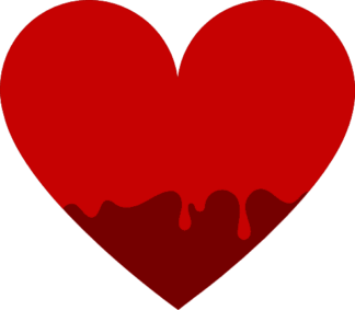 dripping-heart-love-valentines-day-free-svg-file-SvgHeart.Com