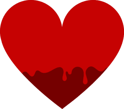 dripping-heart-love-valentines-day-free-svg-file-SvgHeart.Com