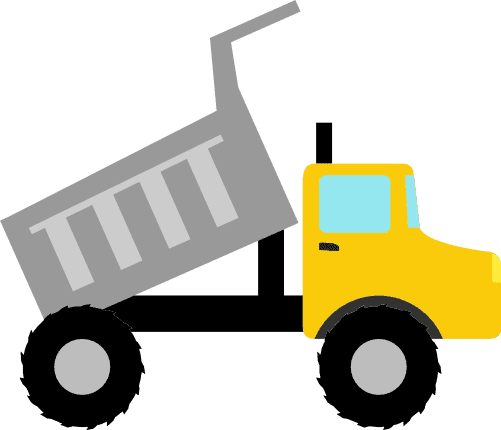 free dump truck and diggers clipart free