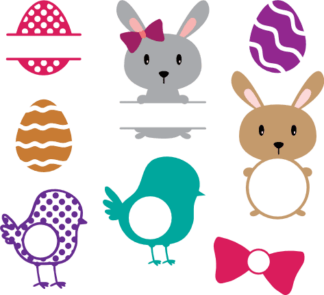 easter-bundle-bow-chick-bunny-head-eggs-free-svg-file-SvgHeart.Com