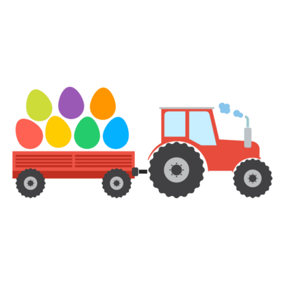 easter-tractor-carriage-with-eggs-farm-free-svg-file-SvgHeart.Com
