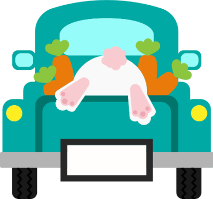 easter-truck-with-eating-bunny-free-svg-file-SvgHeart.Com